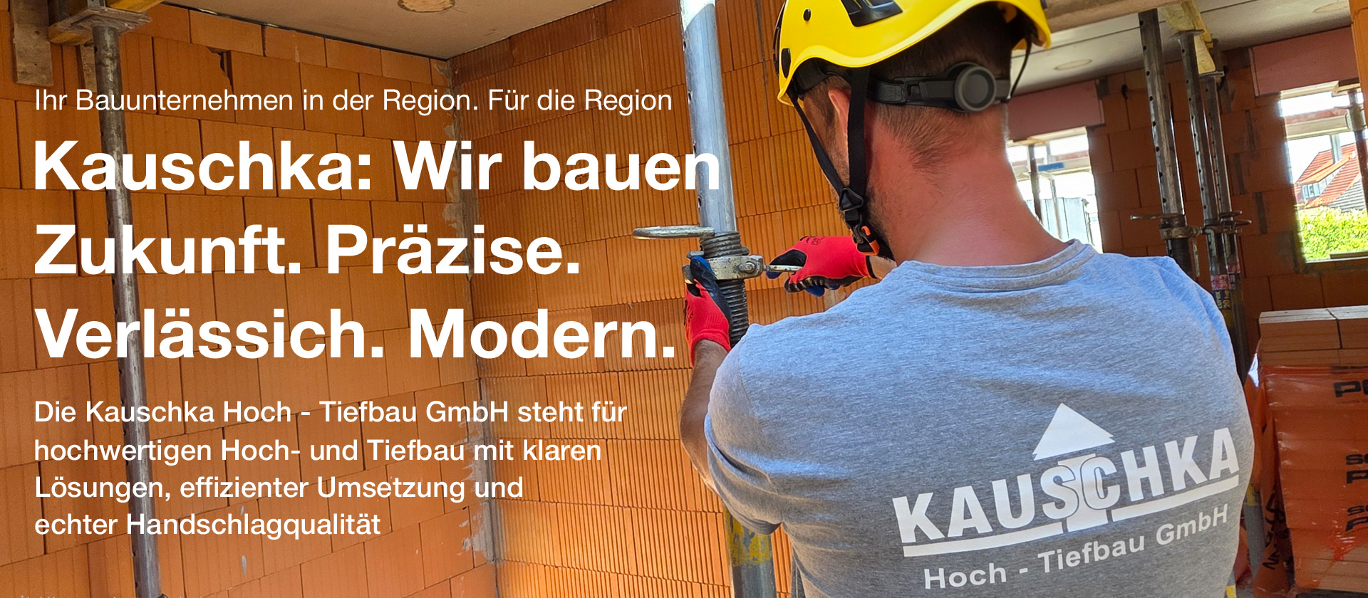 Ihr Bauunternehmen in der Region. Für die Region.